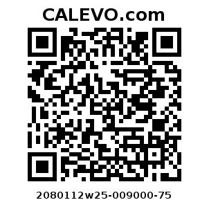 Calevo.com Preisschild 2080112w25-009000-75