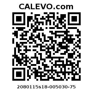 Calevo.com Preisschild 2080115s18-005030-75