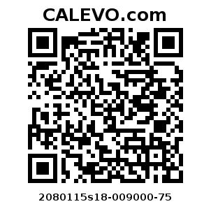 Calevo.com Preisschild 2080115s18-009000-75