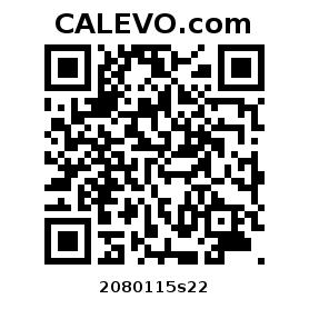 Calevo.com Preisschild 2080115s22