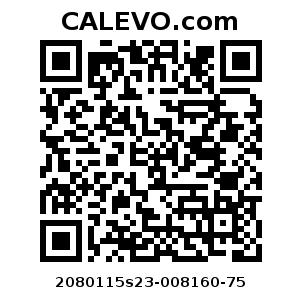Calevo.com Preisschild 2080115s23-008160-75