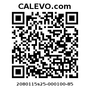 Calevo.com pricetag 2080115s25-000100-85
