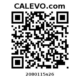 Calevo.com pricetag 2080115s26