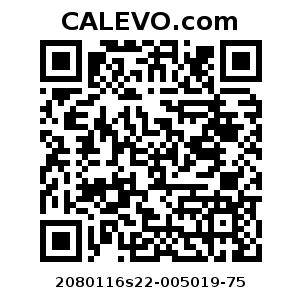 Calevo.com Preisschild 2080116s22-005019-75