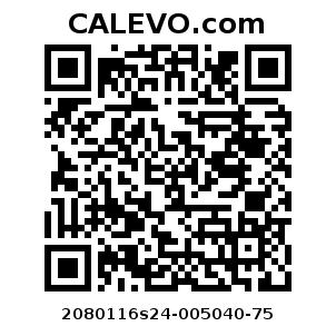 Calevo.com Preisschild 2080116s24-005040-75