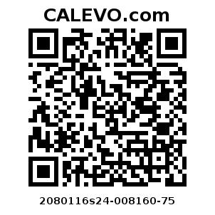 Calevo.com Preisschild 2080116s24-008160-75