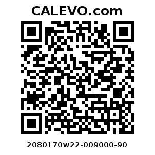 Calevo.com Preisschild 2080170w22-009000-90