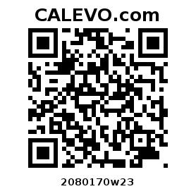 Calevo.com Preisschild 2080170w23