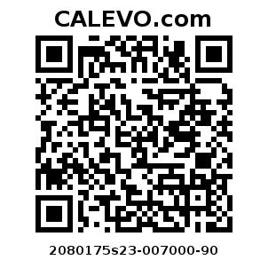 Calevo.com pricetag 2080175s23-007000-90