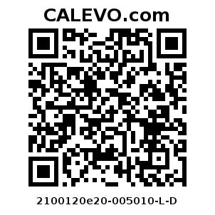 Calevo.com Preisschild 2100120e20-005010-L-D