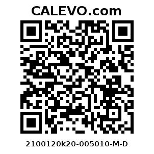 Calevo.com pricetag 2100120k20-005010-M-D