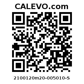 Calevo.com pricetag 2100120m20-005010-S