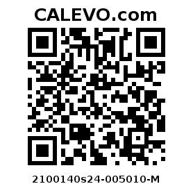 Calevo.com pricetag 2100140s24-005010-M