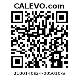 Calevo.com pricetag 2100140s24-005010-S