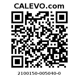 Calevo.com Preisschild 2100150-005040-0