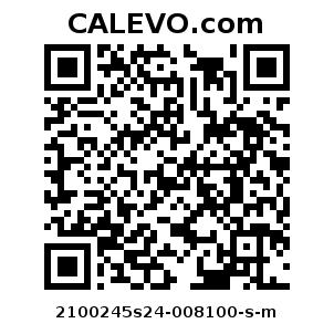 Calevo.com pricetag 2100245s24-008100-s-m