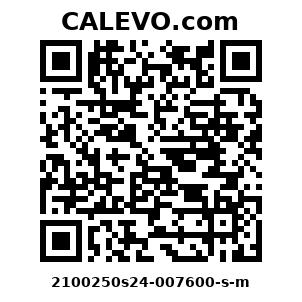 Calevo.com Preisschild 2100250s24-007600-s-m
