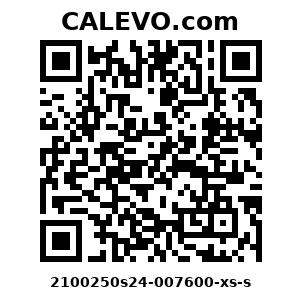 Calevo.com Preisschild 2100250s24-007600-xs-s