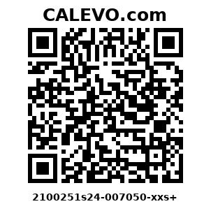 Calevo.com Preisschild 2100251s24-007050-xxs+