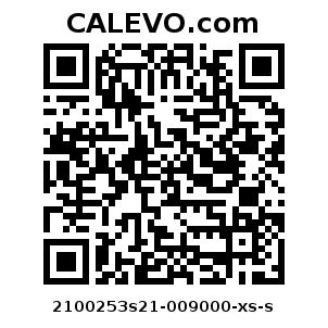 Calevo.com pricetag 2100253s21-009000-xs-s