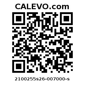 Calevo.com Preisschild 2100255s26-007000-s