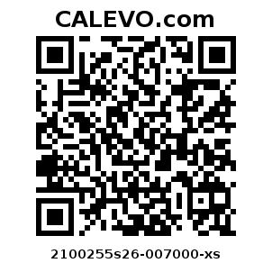 Calevo.com Preisschild 2100255s26-007000-xs