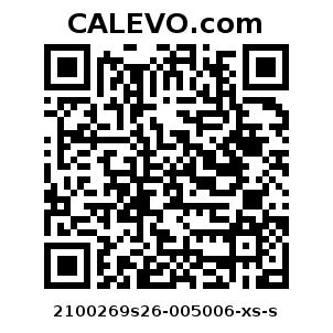 Calevo.com Preisschild 2100269s26-005006-xs-s