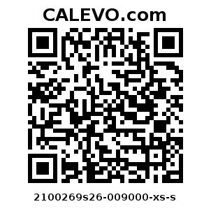 Calevo.com Preisschild 2100269s26-009000-xs-s