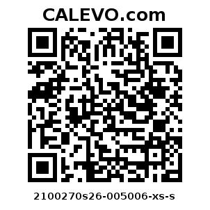 Calevo.com Preisschild 2100270s26-005006-xs-s