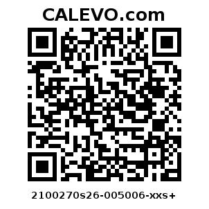 Calevo.com Preisschild 2100270s26-005006-xxs+