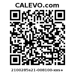 Calevo.com Preisschild 2100285s21-008100-xxs+