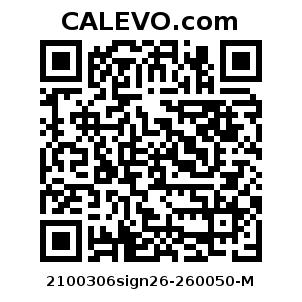 Calevo.com Preisschild 2100306sign26-260050-M