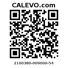Calevo.com Preisschild 2100380-009000-54