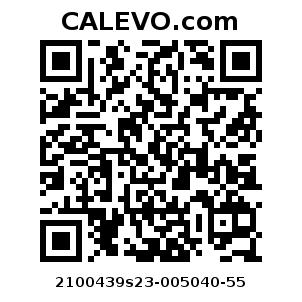 Calevo.com Preisschild 2100439s23-005040-55