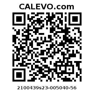 Calevo.com Preisschild 2100439s23-005040-56