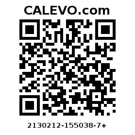 Calevo.com Preisschild 2130212-155038-7+
