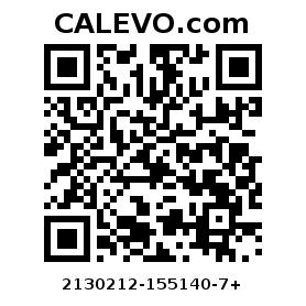 Calevo.com pricetag 2130212-155140-7+