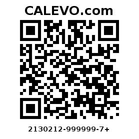 Calevo.com Preisschild 2130212-999999-7+