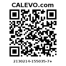 Calevo.com Preisschild 2130214-155035-7+