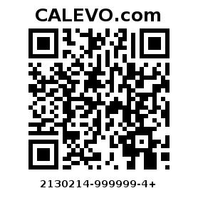 Calevo.com Preisschild 2130214-999999-4+