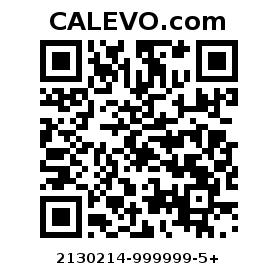 Calevo.com Preisschild 2130214-999999-5+