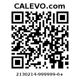Calevo.com Preisschild 2130214-999999-6+