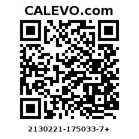 Calevo.com pricetag 2130221-175033-7+