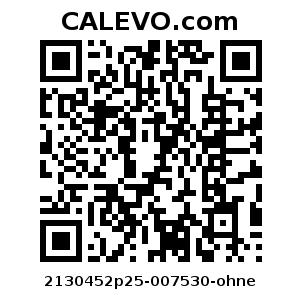 Calevo.com Preisschild 2130452p25-007530-ohne