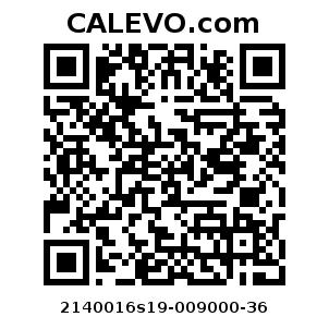 Calevo.com pricetag 2140016s19-009000-36
