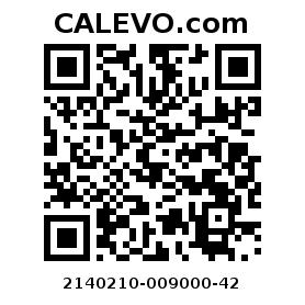 Calevo.com pricetag 2140210-009000-42