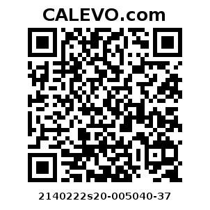 Calevo.com Preisschild 2140222s20-005040-37