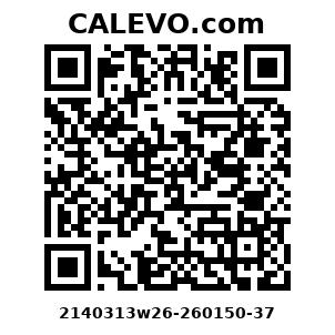 Calevo.com Preisschild 2140313w26-260150-37