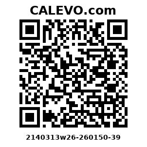 Calevo.com Preisschild 2140313w26-260150-39