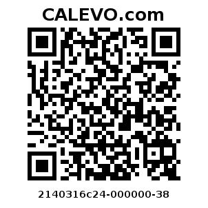 Calevo.com Preisschild 2140316c24-000000-38